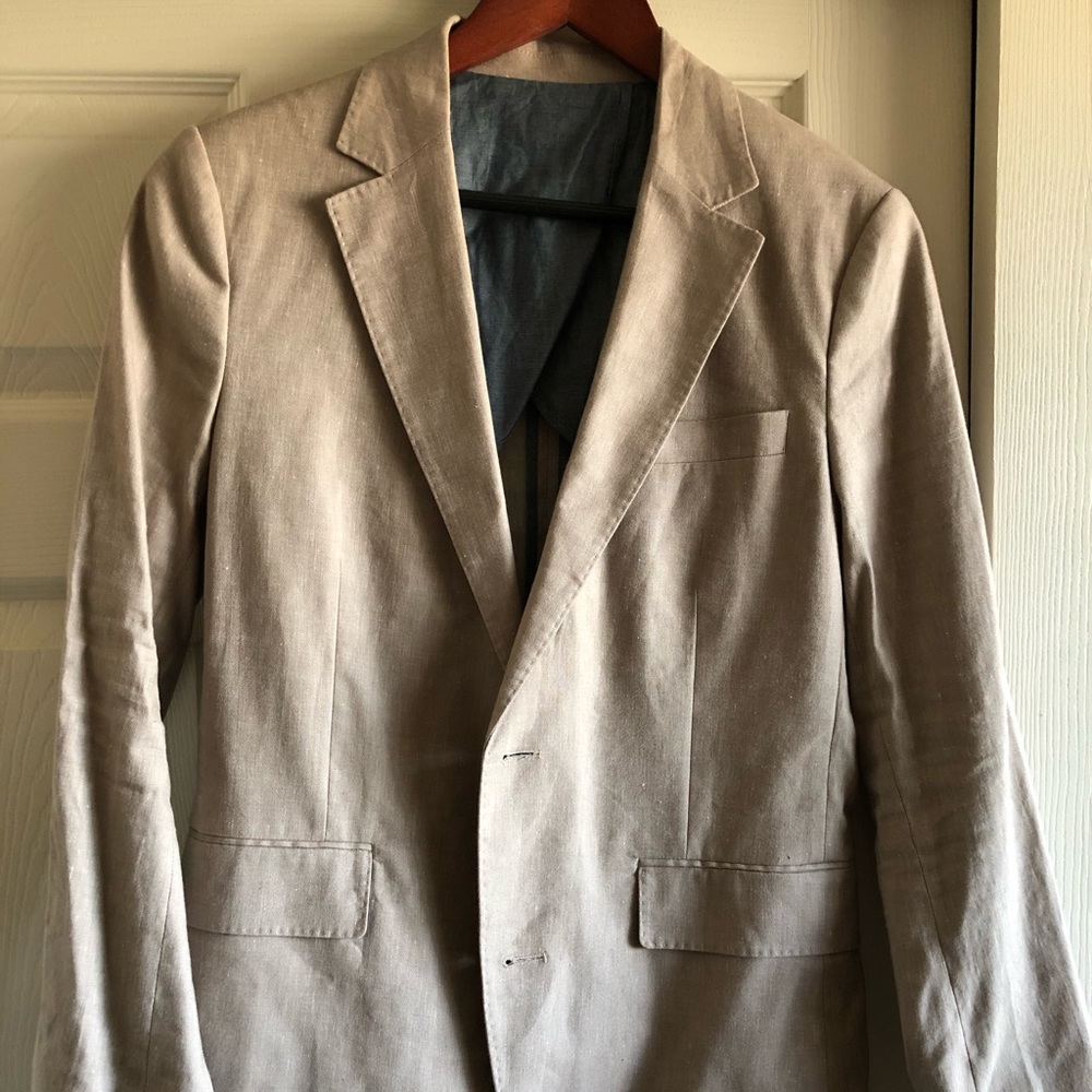 Fairlane Beige Linen/Cotton Sports Coat